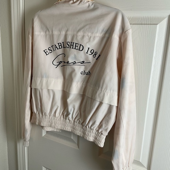 GUESS Della Cropped Bomber Jacket size small - Picture 9 of 9